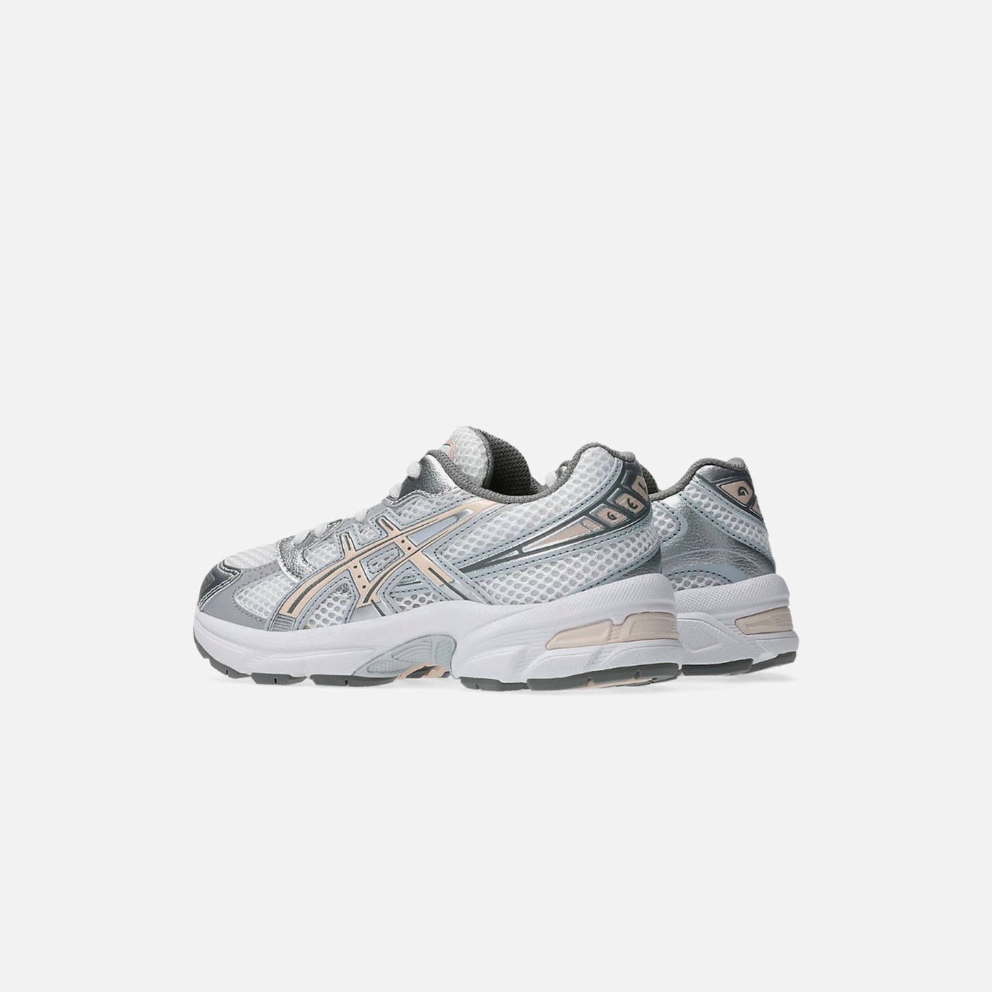Kids Kith ASCIS PS Gel-1130 - White / Pearl Pink