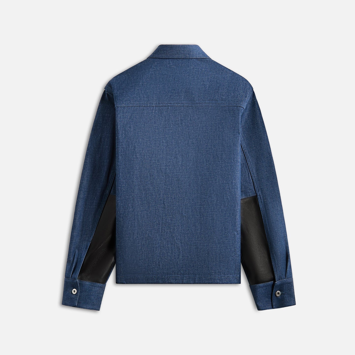 Men Kith Jil Sander Textured Dry Cotton Denim Shirt - Blue