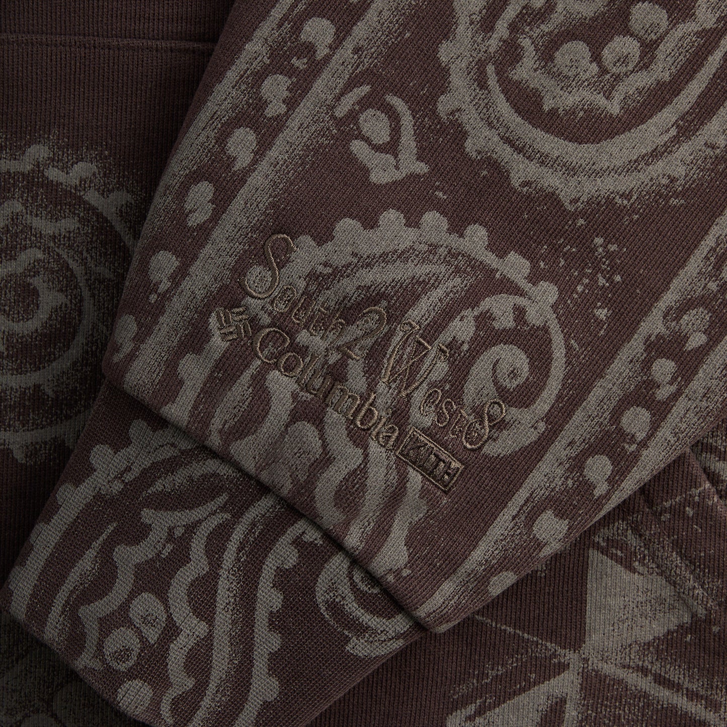Men Kith Kith & South2 West8 for Columbia Paisley Nelson Hoodie - Kindling