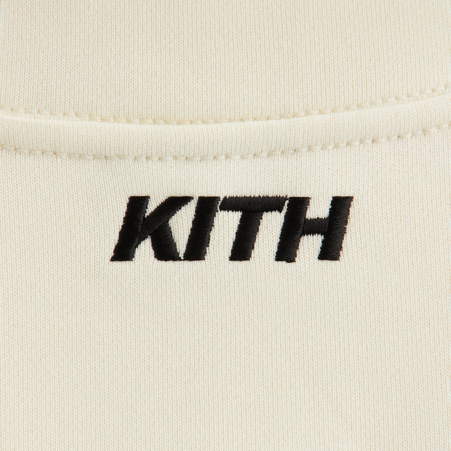 Kids Kith Kith Kids Paneled Cropped Fallon Quarter Zip - Sandrift