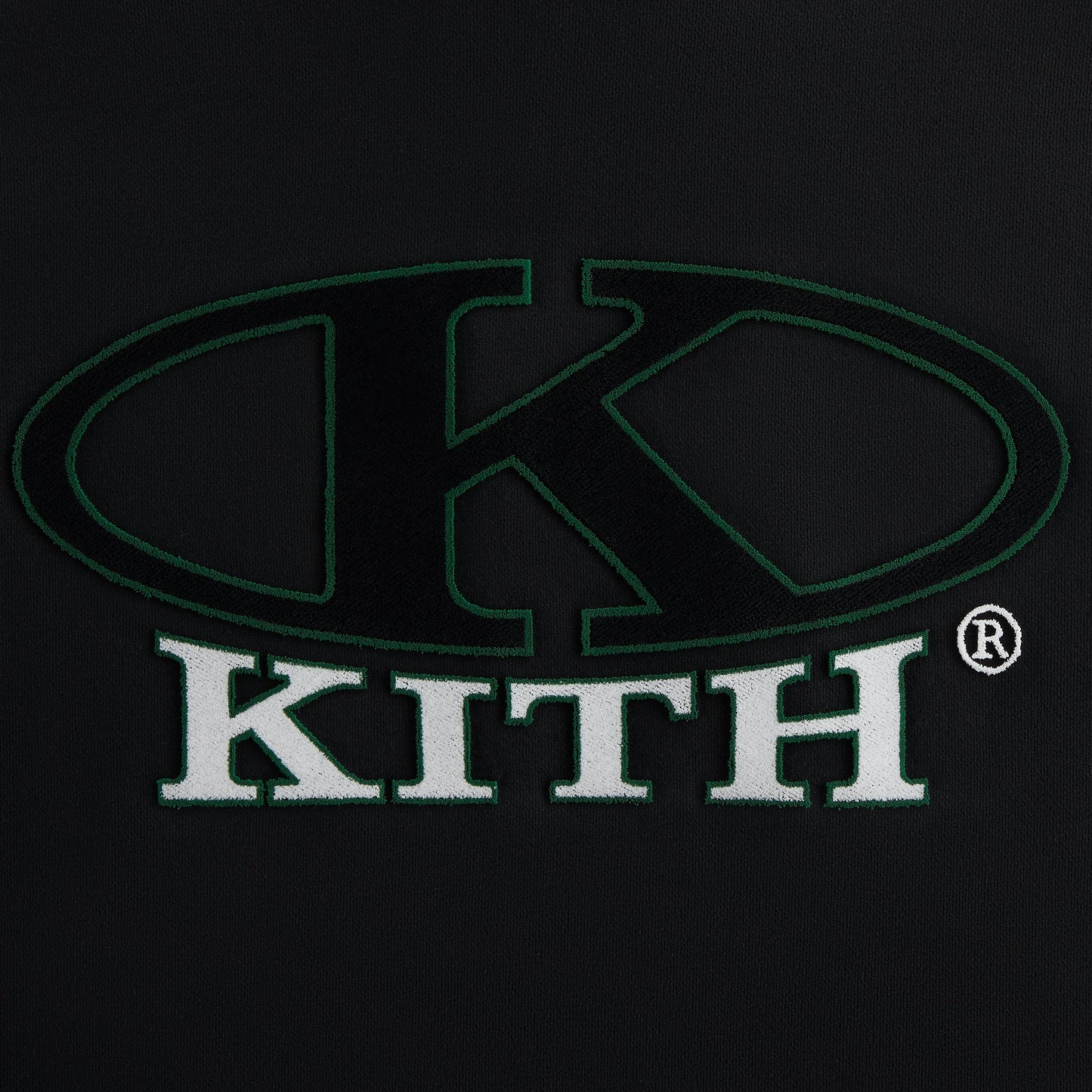 Women Kith Kith Women Ellipse Logo Hunter III Quarter Zip - Black