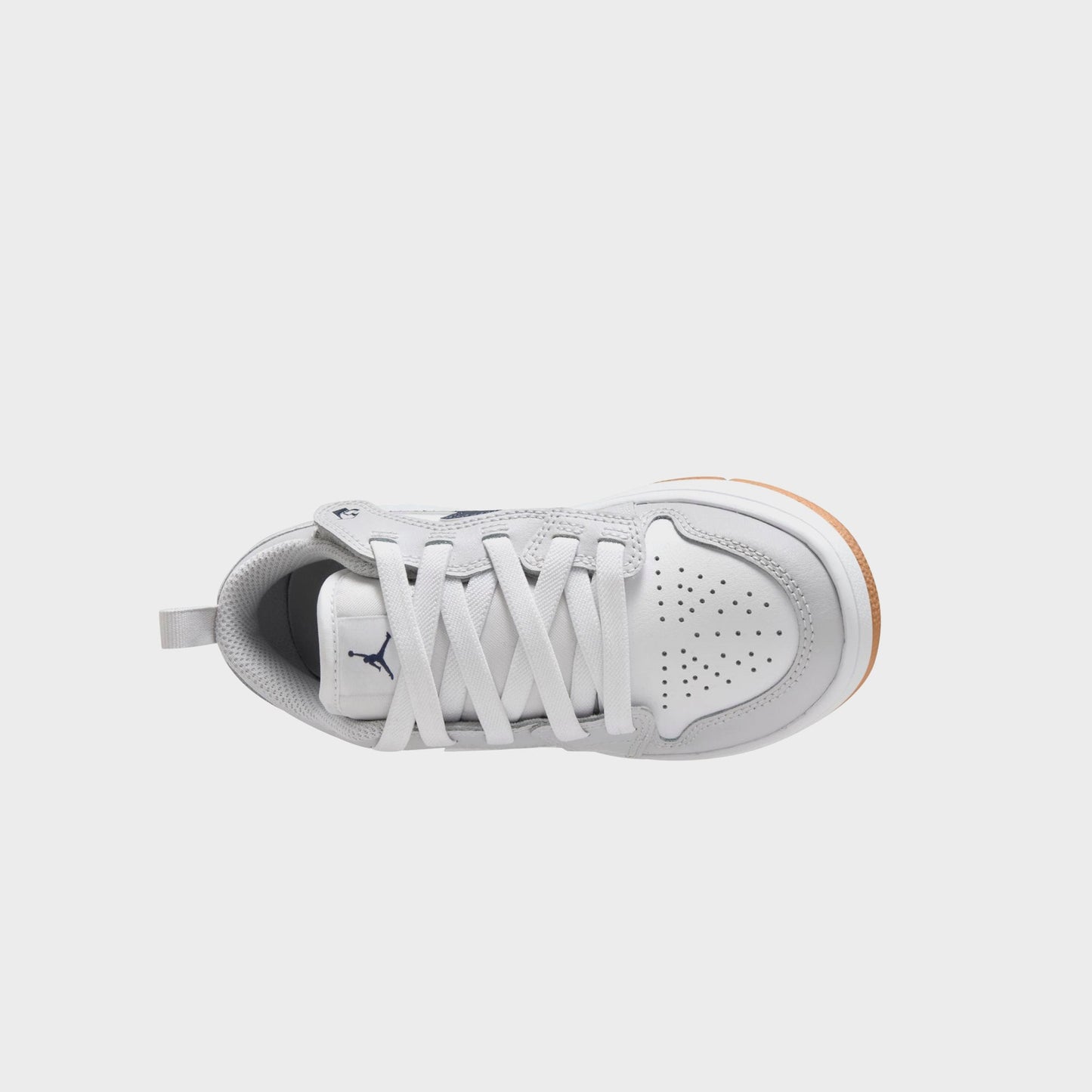 Kids Kith Nike PS Jordan 1 Low Alt - White / Neutral Grey / Gum Medium Brown / M