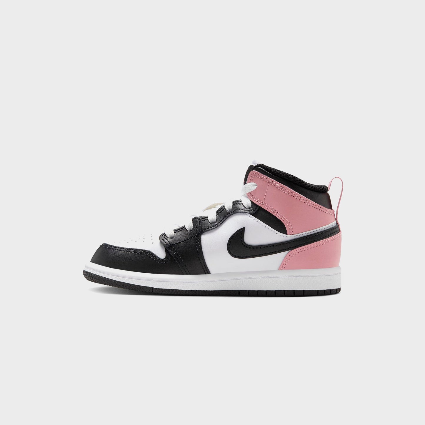 Kids Kith Nike PS Air Jordan 1 Mid - White / Black / Rust Pink