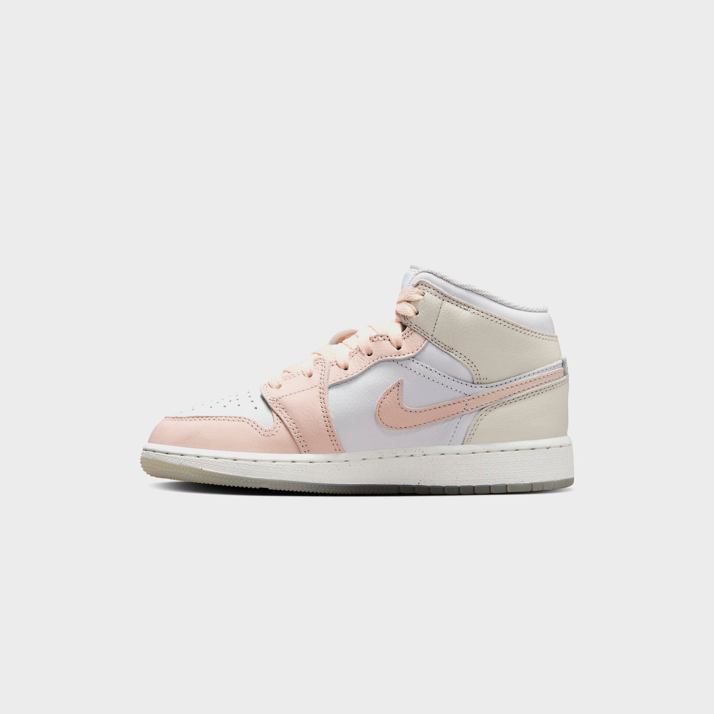 Kids Kith Nike GS Air Jordan 1 Mid - Sail / Sea Glass / Glacier Blue / Guava Ice