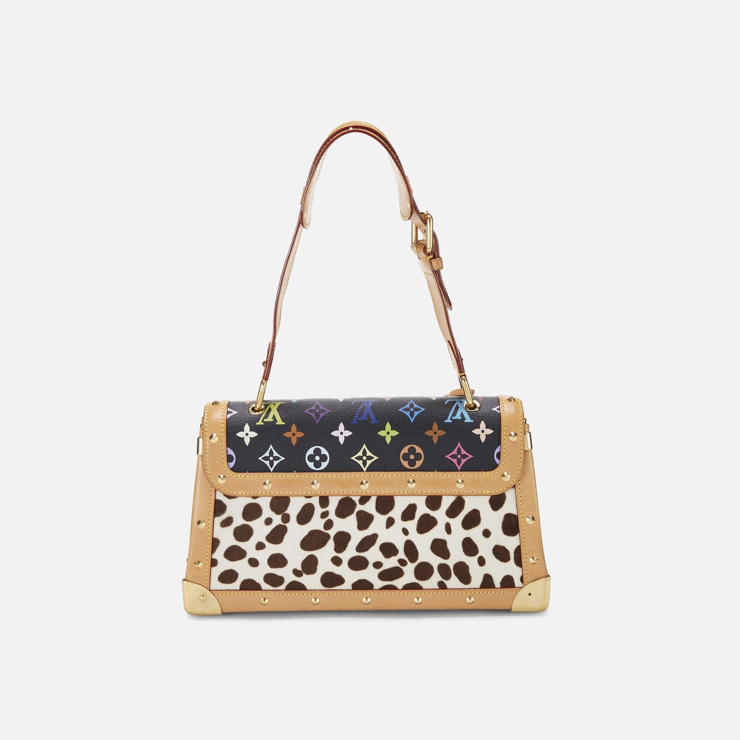 Women Kith WGACA Louis Vuitton Canvas Dalmatian Sacrabat Bag - Black Multi