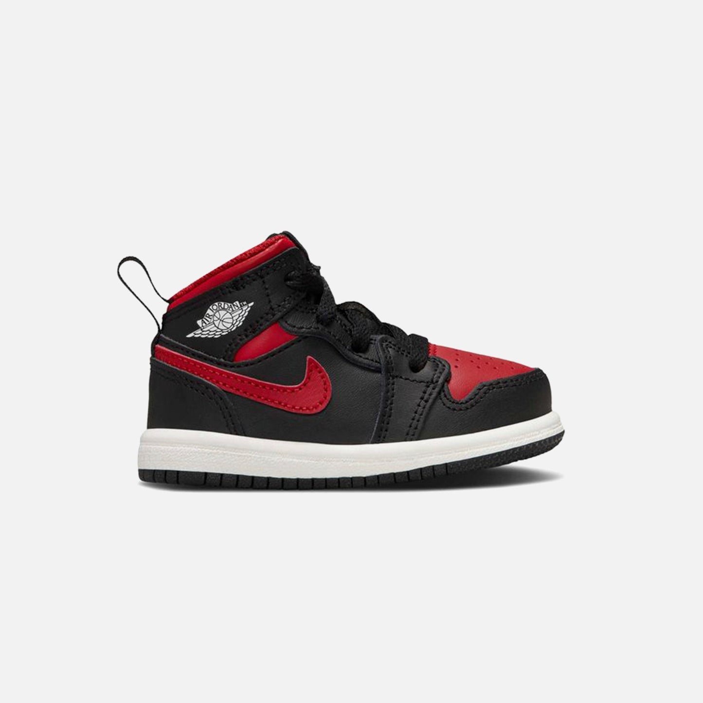 Kids Kith Jordan TD Air Jordan 1 Mid - Black / Varsity Red / Summit White