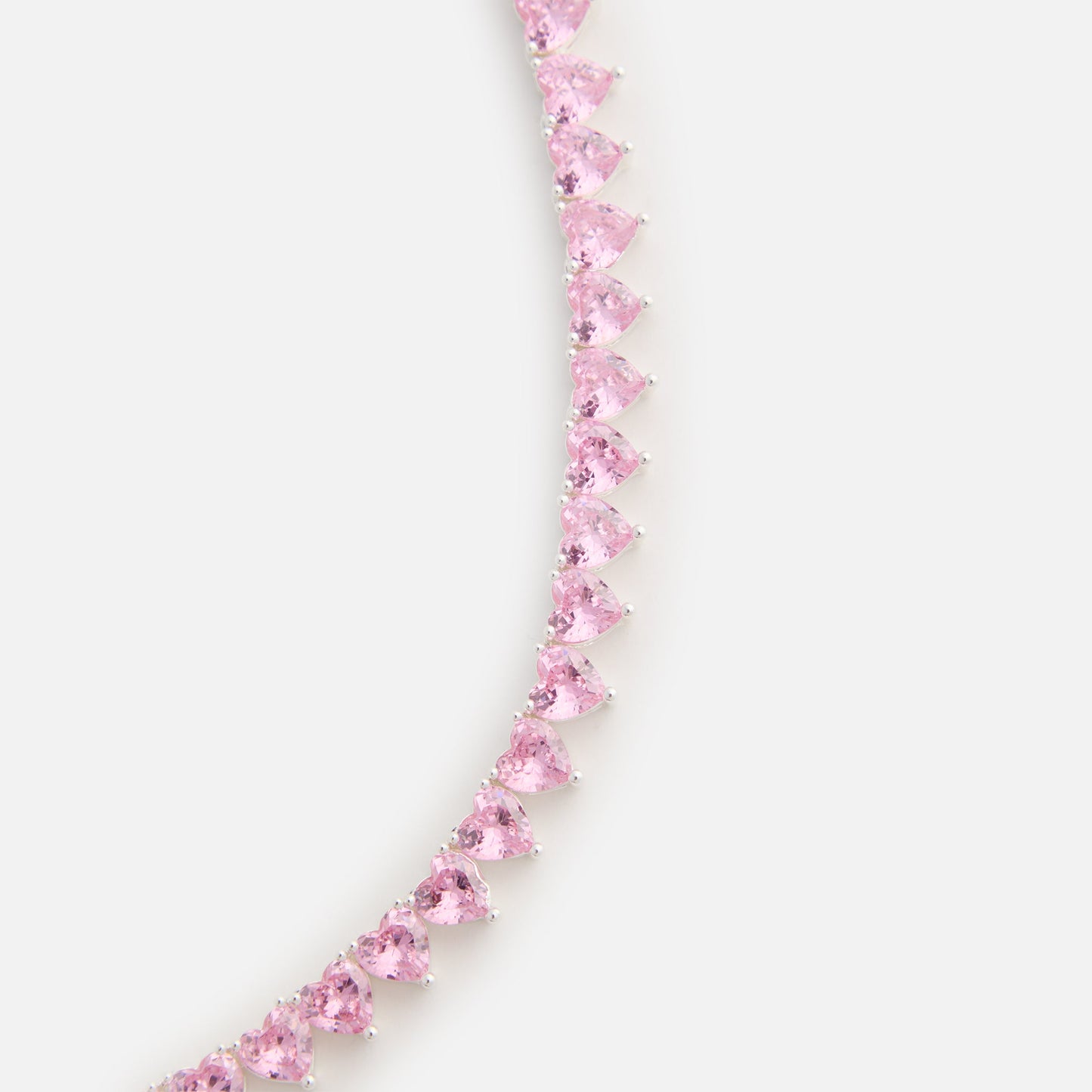 Women Kith Crystal Haze Be My Valentine Necklace - Pink