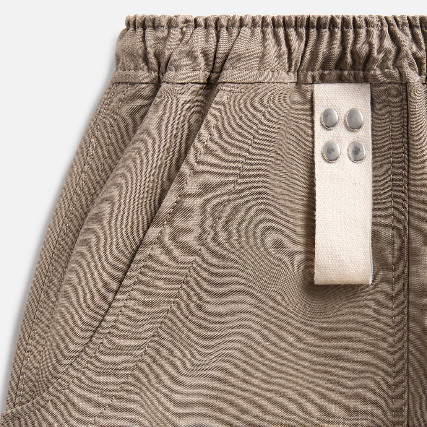 Men Kith CDG Homme Wool Ramie Pants - Grey/Beige