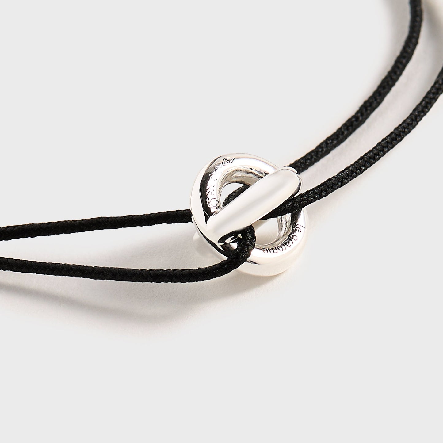 Men Kith Le Gramme 3g Polished Sterling Silver Entrelacs Cord Bracelet - Gold /