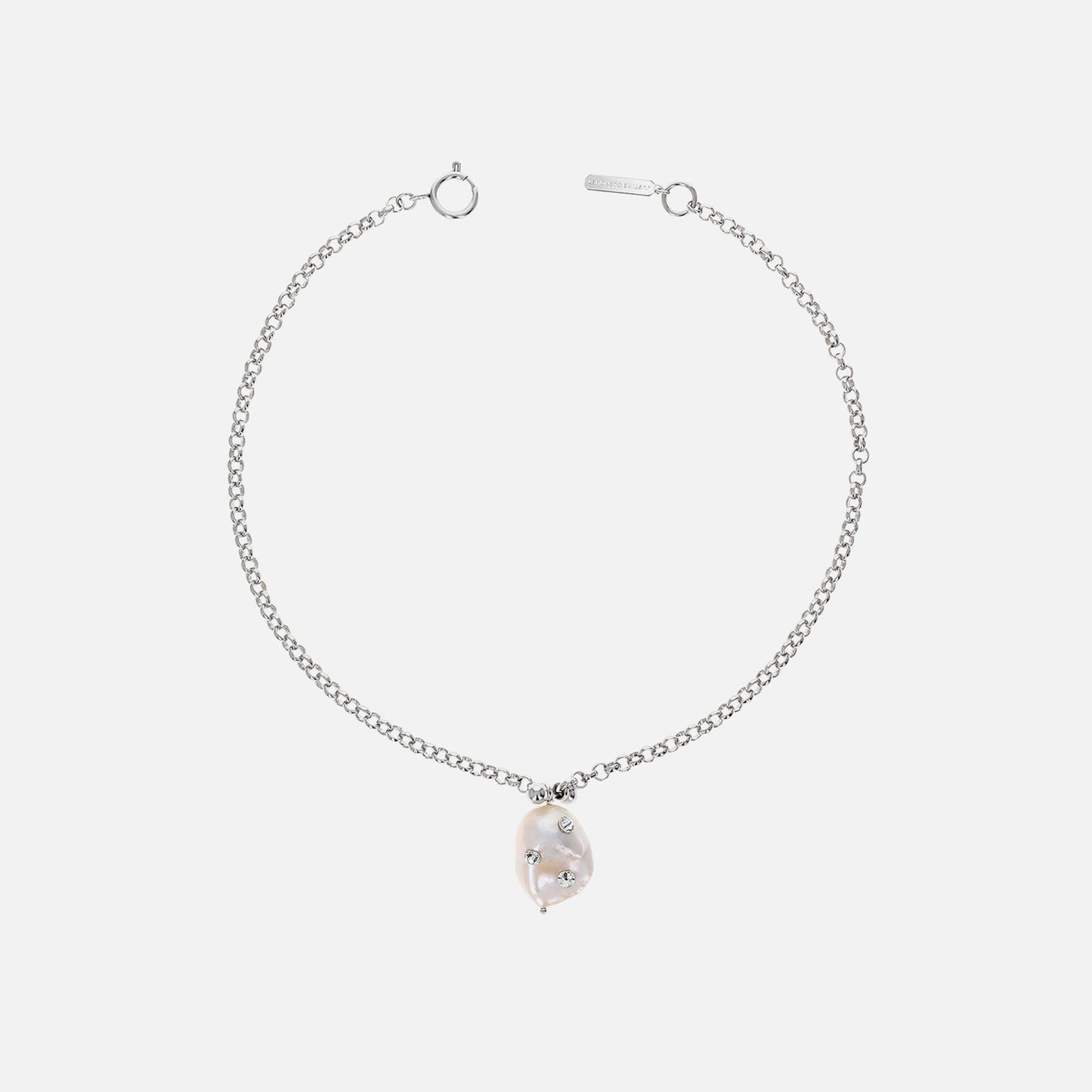 Women Kith Justine Clenquet Joan Necklace - Palladium