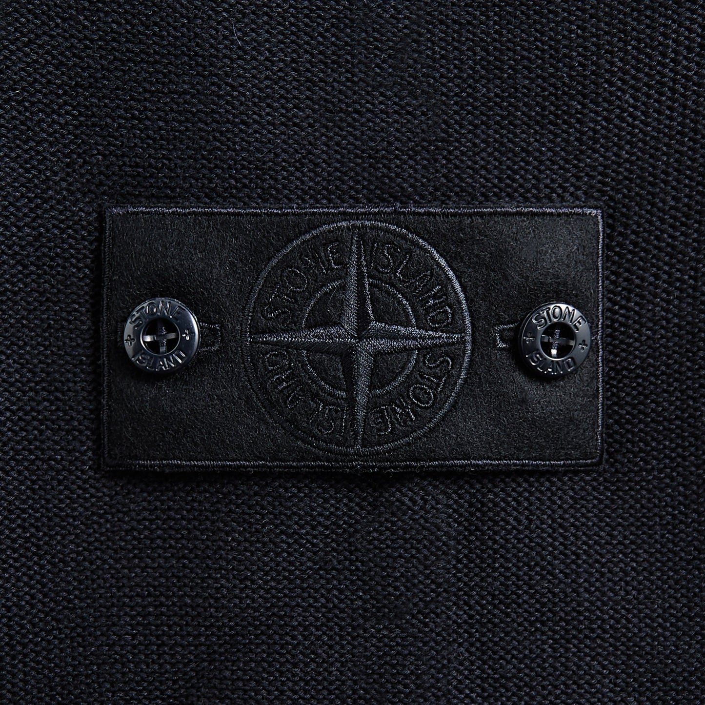 Men Kith Stone Island Cotton Cashmere Ghost Piece Crewneck - Navy Blue