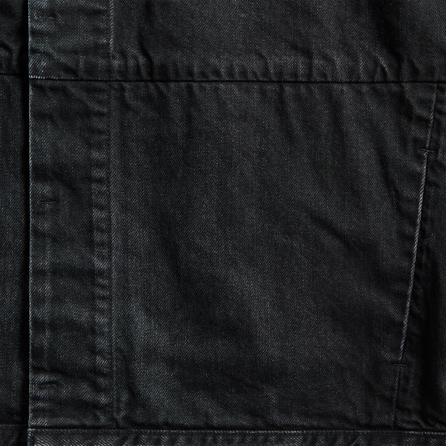 Men Kith Fear of God Denim Trucker Jacket - Black