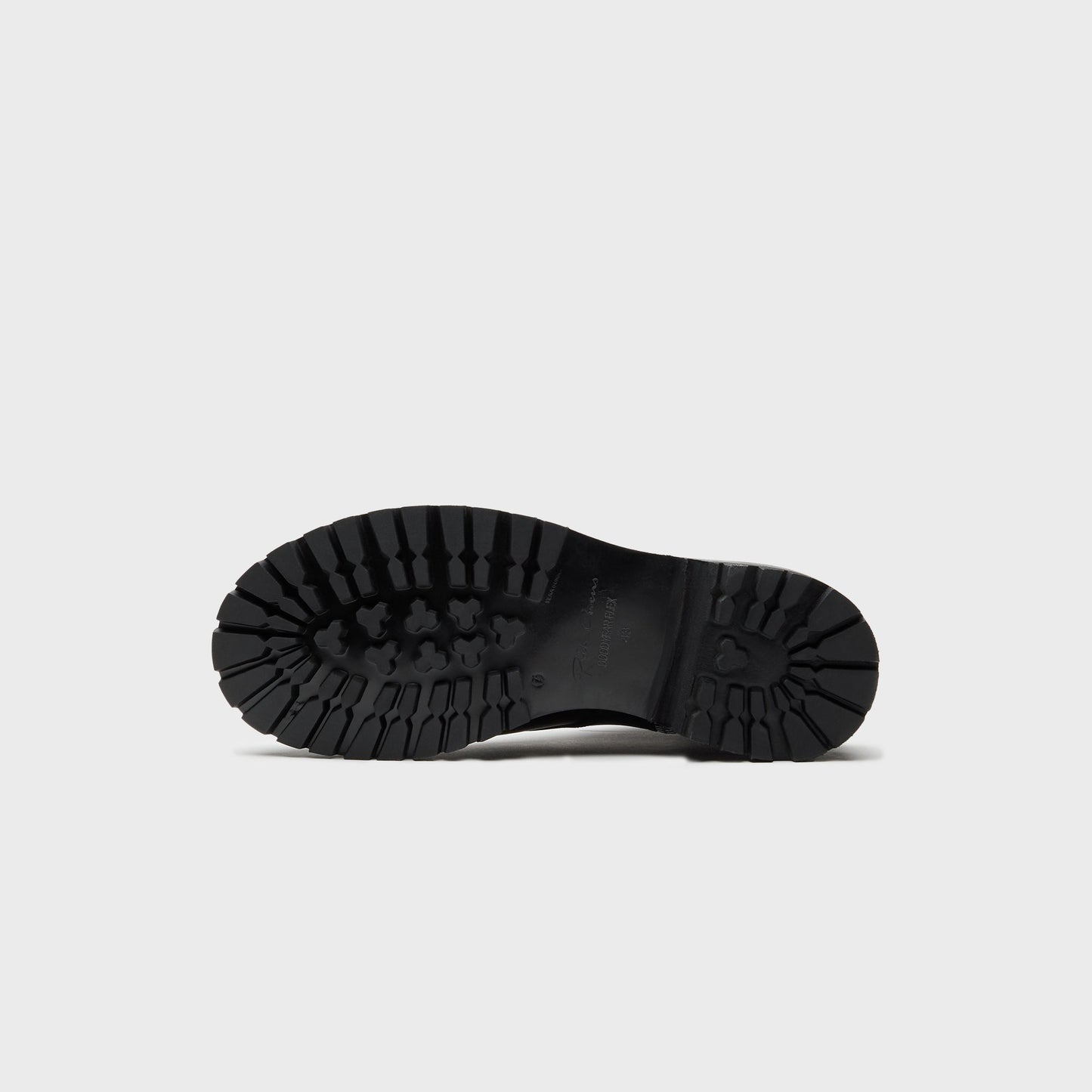 Men Kith Rick Owens Army Low Boot Scarpe - Pelle Black