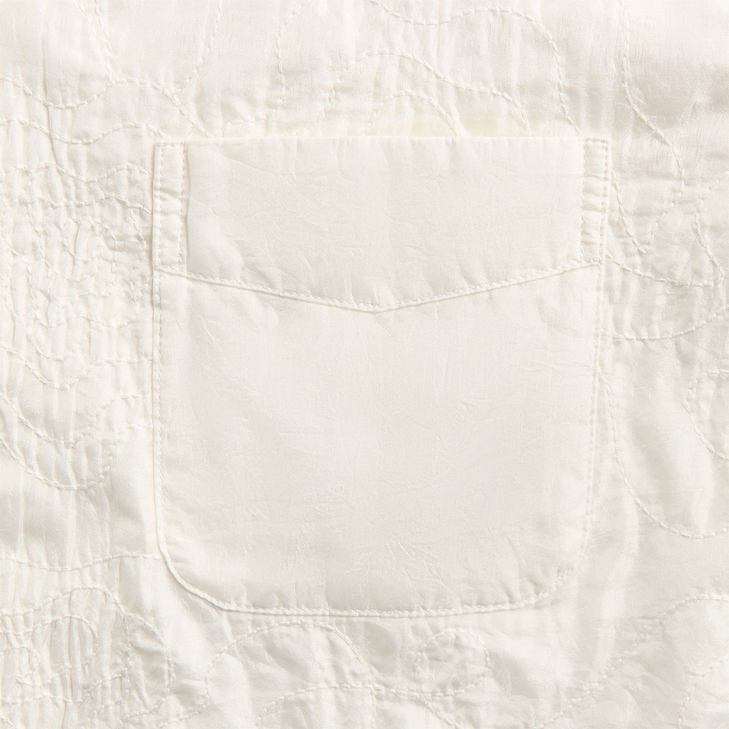 Men Kith Our Legacy Heusen Shirt - White Flower Embroidery