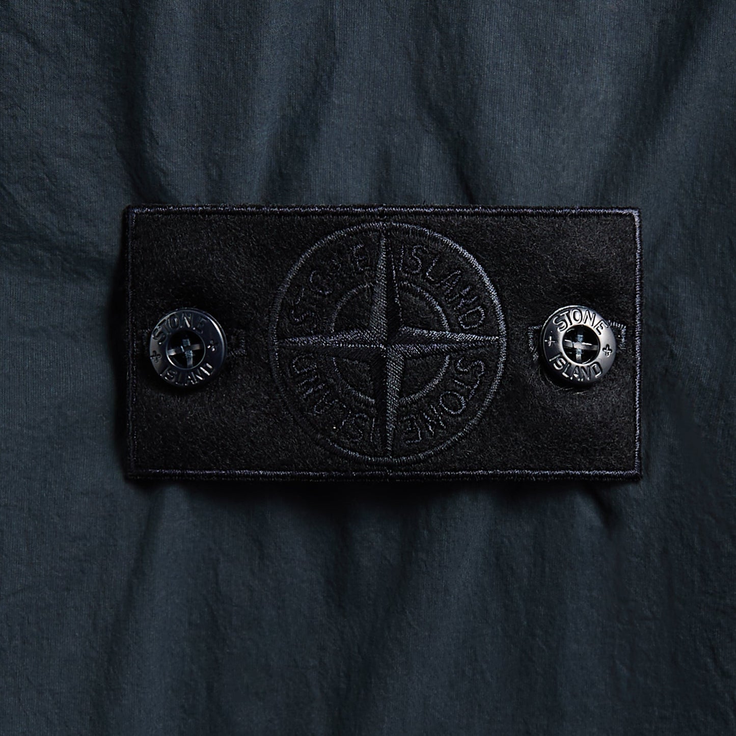 Men Kith Stone Island Short Parka Ghost - Navy