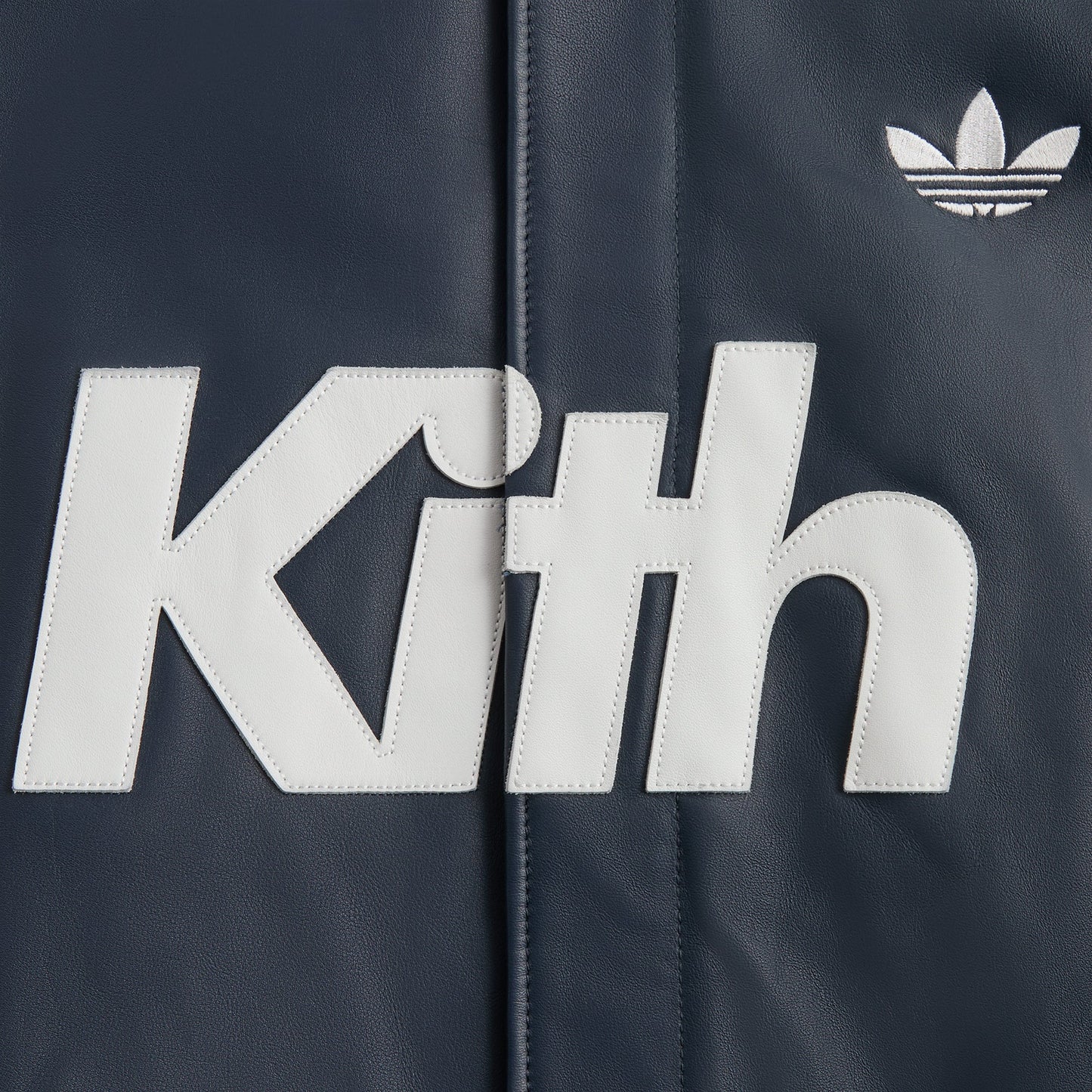 Men Kith Kith for adidas Football Bomber Jacket - Legend Ink