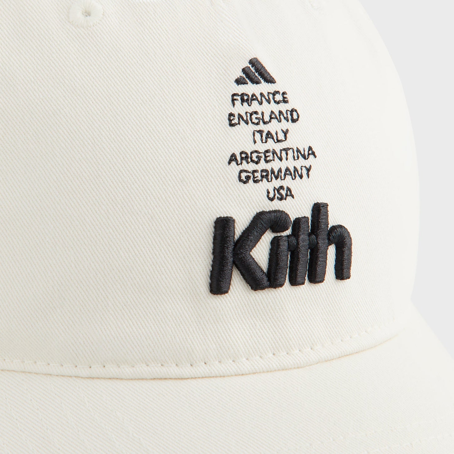 Men Kith Kith for adidas Football Cap - Chalk White