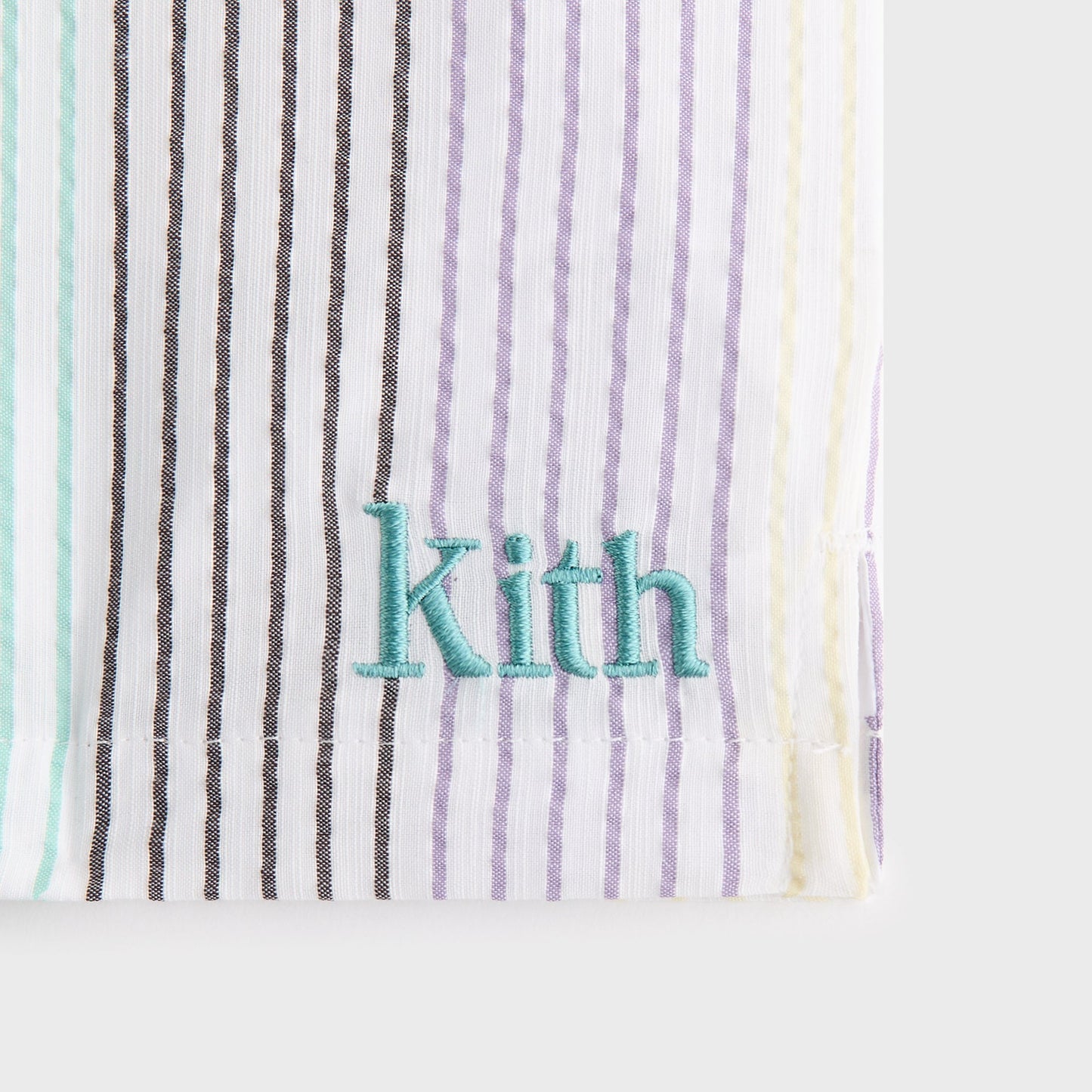 Kids Kith Kith Kids Striped Thompson Camp Short - Mykonos
