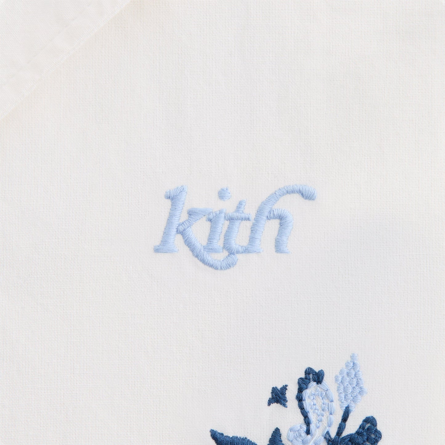 Kids Kith Kith Kids Novelty Thompson Camp Collar Shirt - White