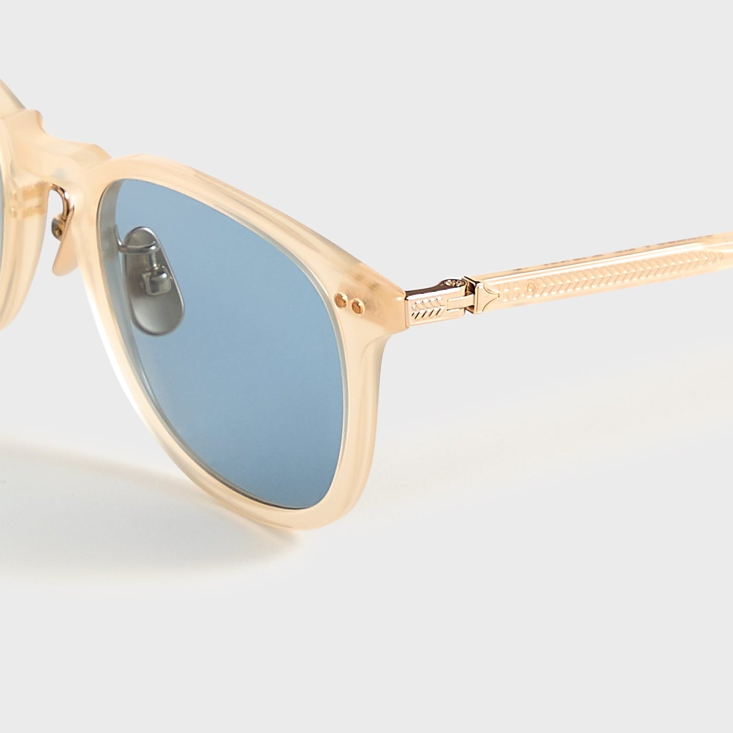 Men Kith Garrett Leight Kinney J Sunglasses - Silk / Pure Pacific