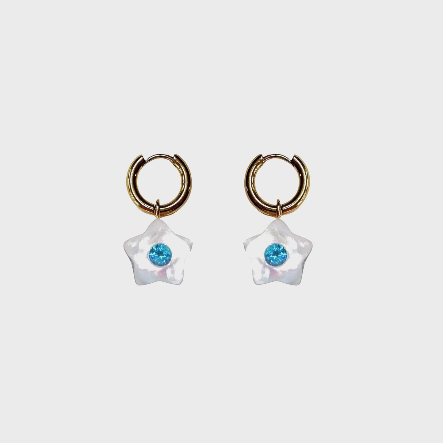 Women Kith Notte Star Glow Earrings - Blue