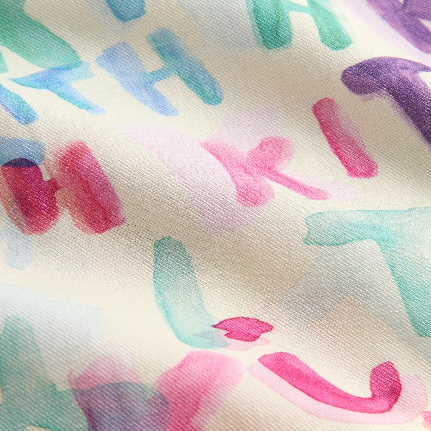 Kids Kith Kith Kids Watercolor Camp Shirt - White