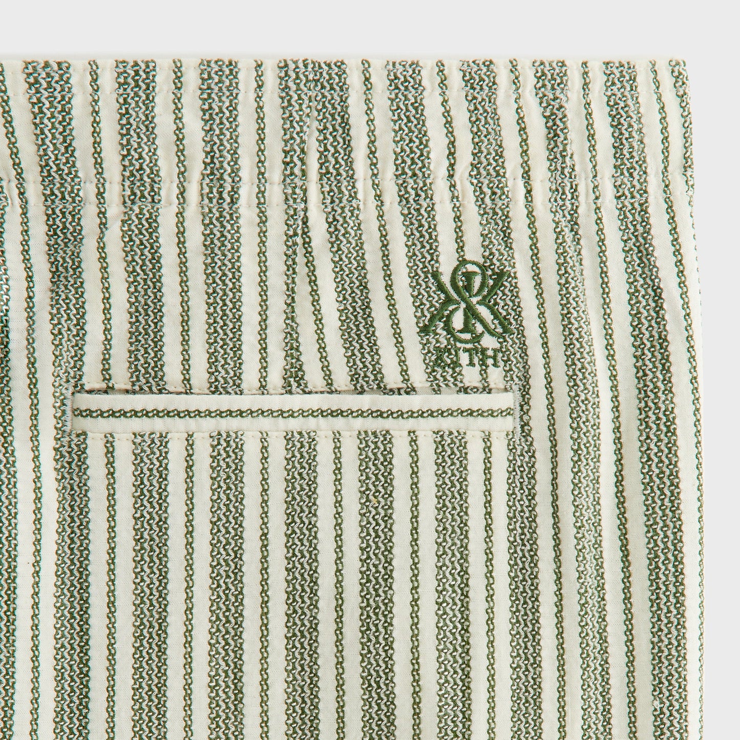 Women Kith Kith Women Miles II Dobby Stripe Pants - Turf