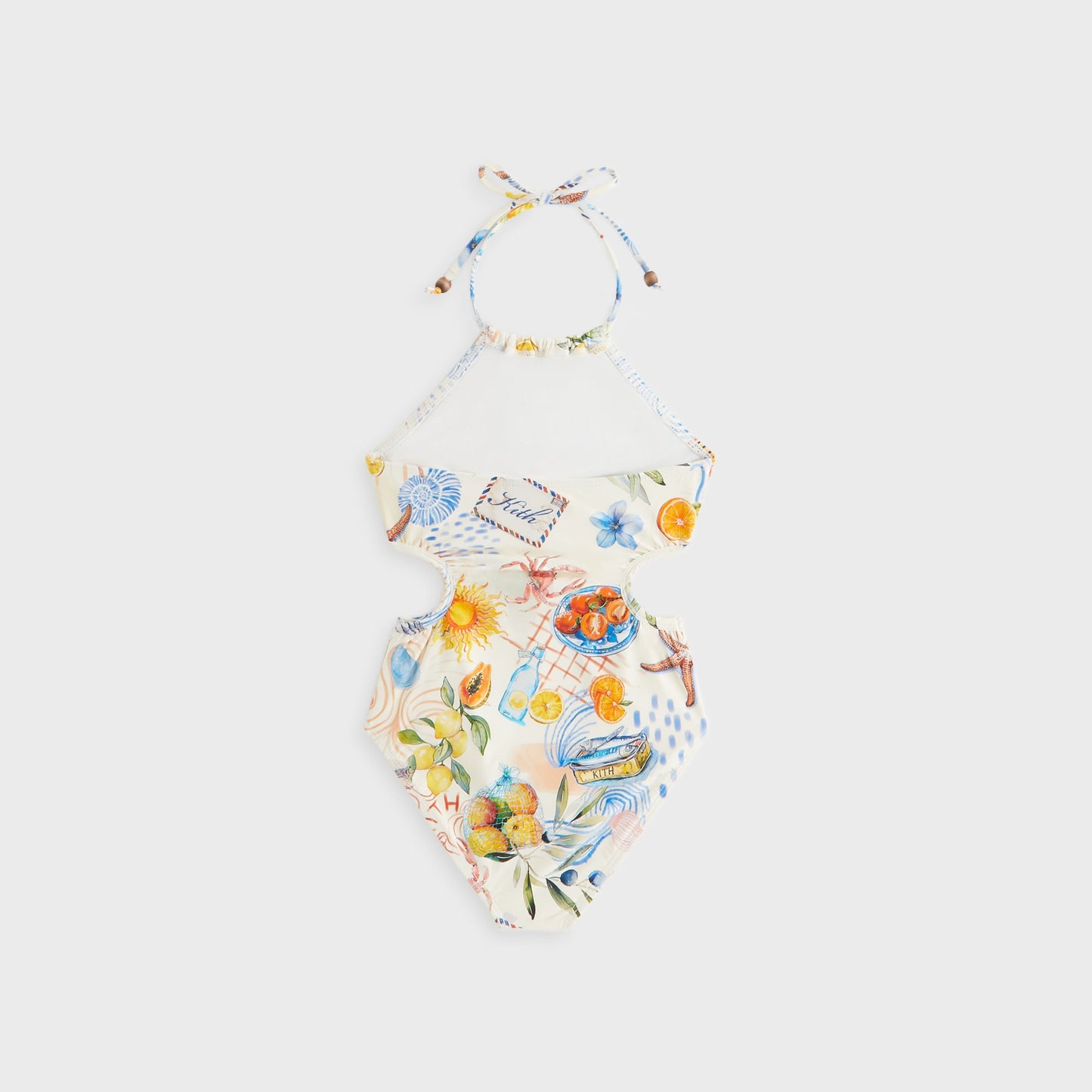 Kids Kith Kith Kids Summer Picnic Maya One-Piece Swim Suit - Sandrift