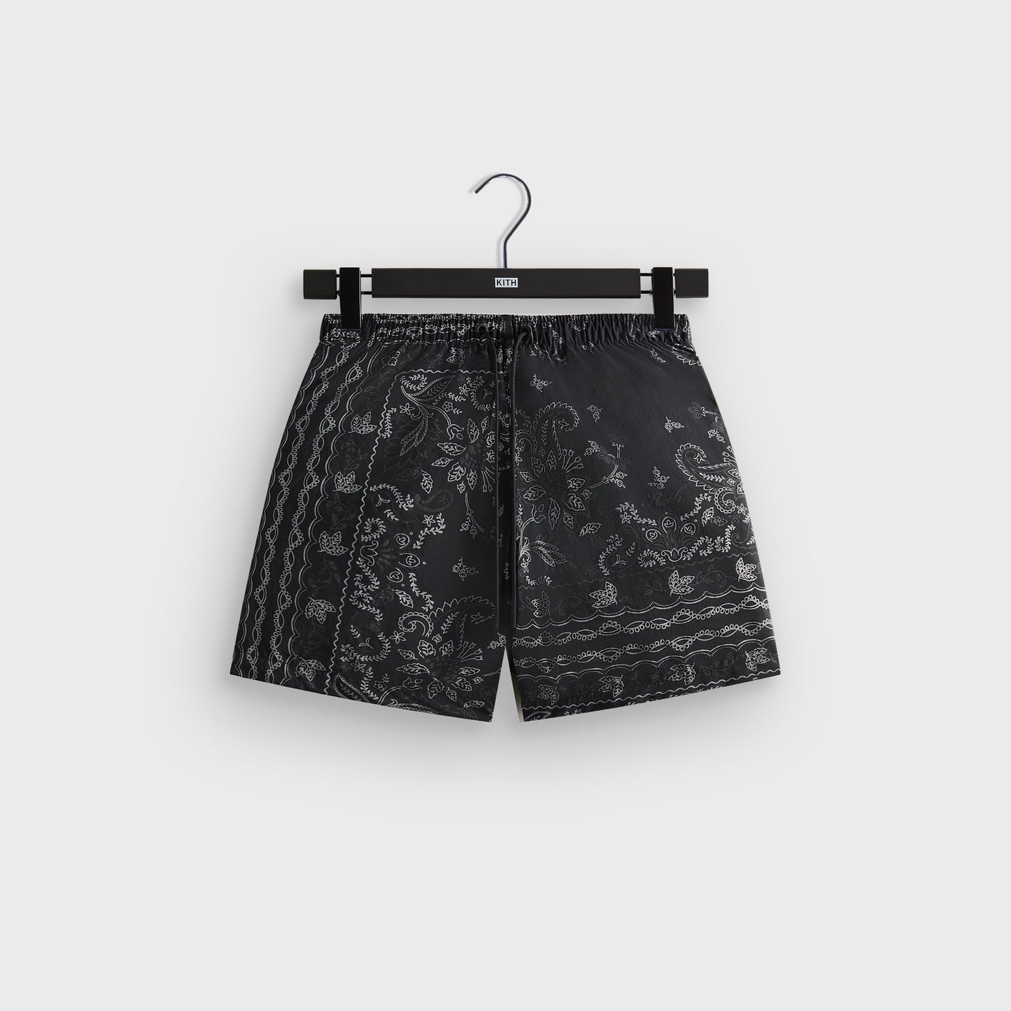 Men Kith Kith Panelled Bandana Ashton Swim Short - Black