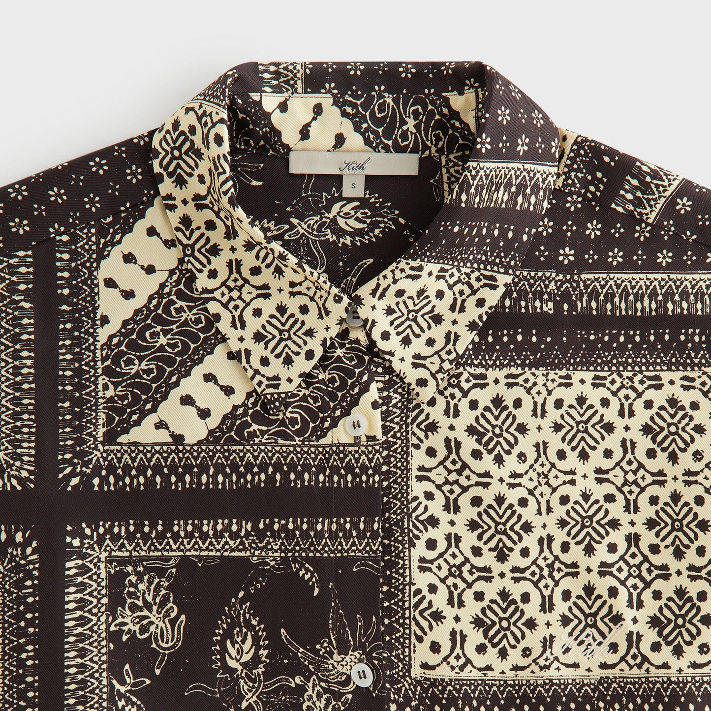 Women Kith Kith Women Siena Batik Block Print Shirt - Incognito