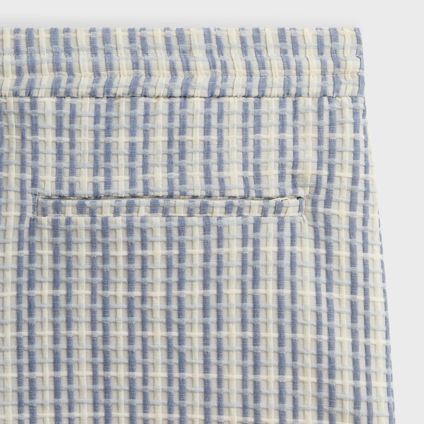 Men Kith Kith Bubble Check Active Short - Light Indigo