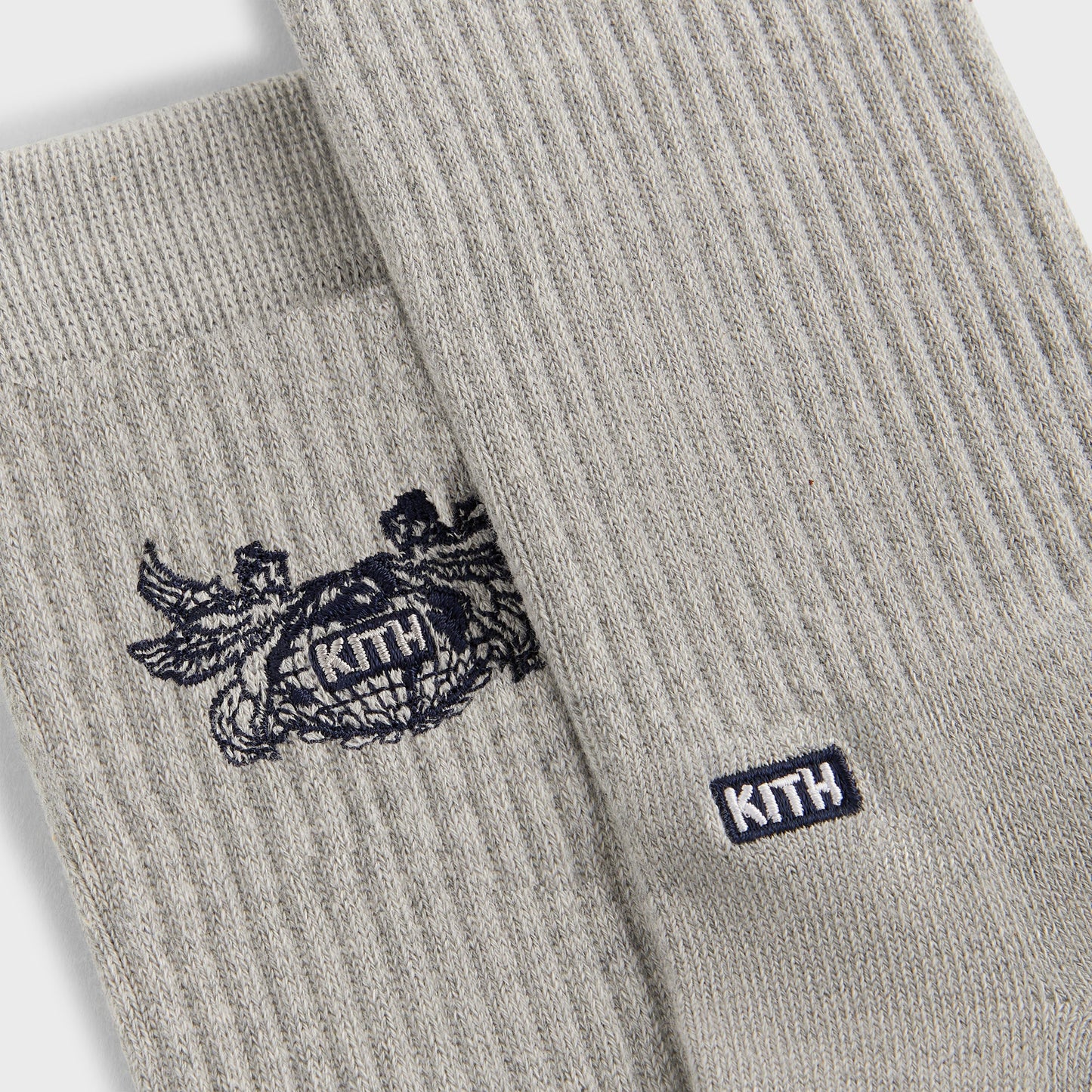 Men Kith Kith Pegasus Crew Sock - Light Heather Grey