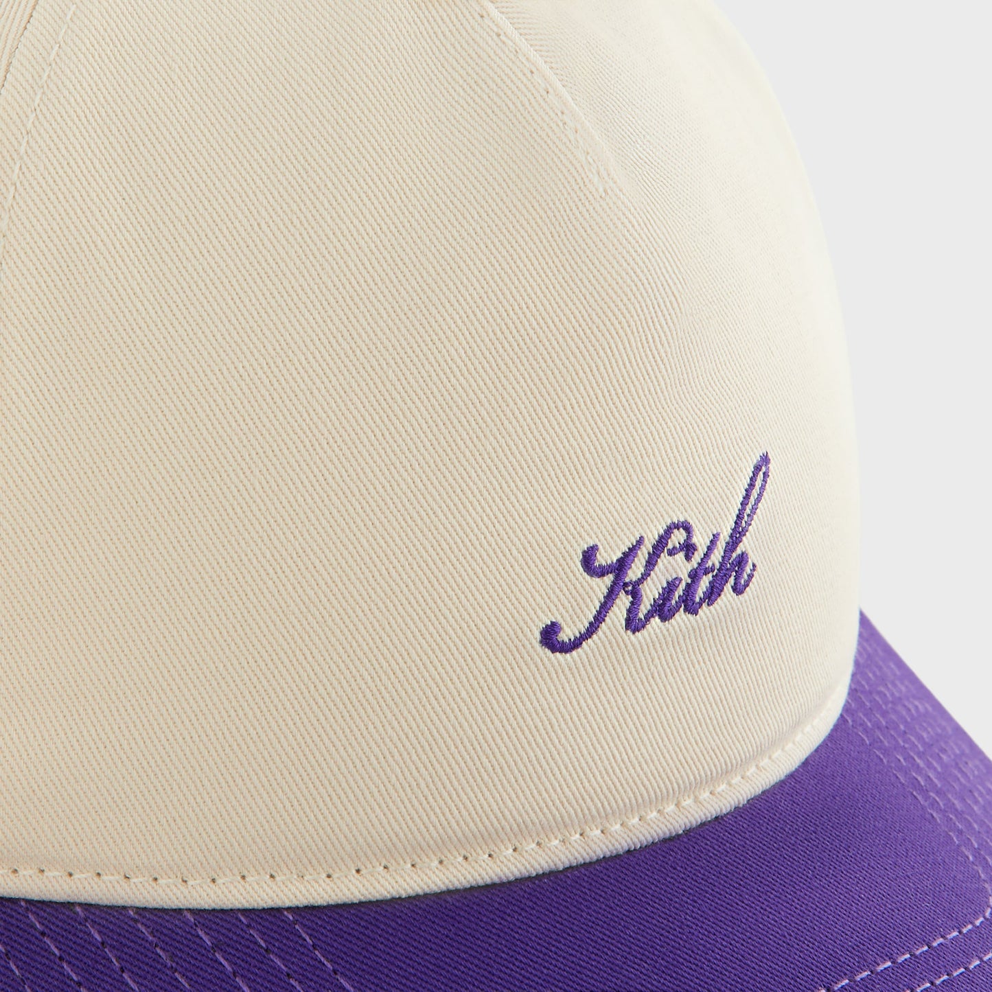 Women Kith Kith Women Two-Tone Cotton Twill Pinch Crown Cap - Sandrift