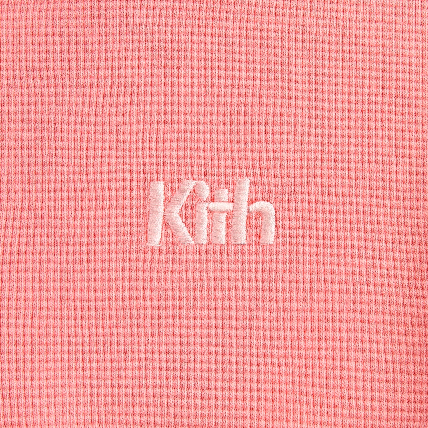 Kids Kith Kith Kids Waffle Fallon Quarter Zip Hoodie - Dawn