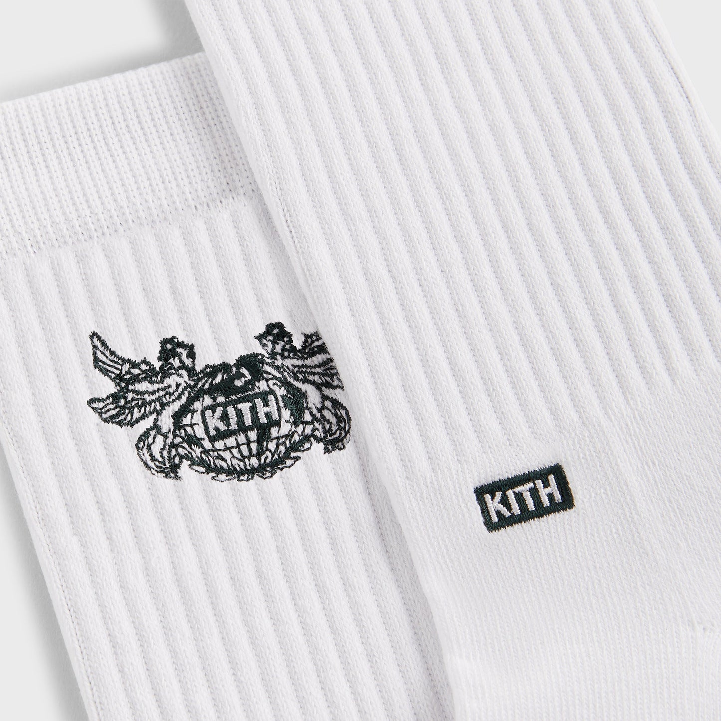 Men Kith Kith Pegasus Crew Sock - White