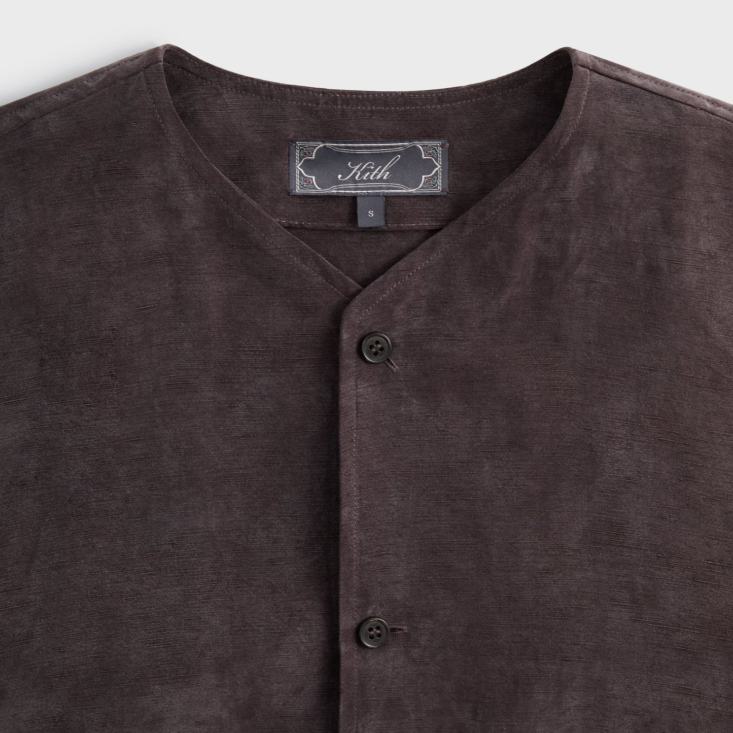 Men Kith Kith Cupro Linen Caelen Shirt - Kindling