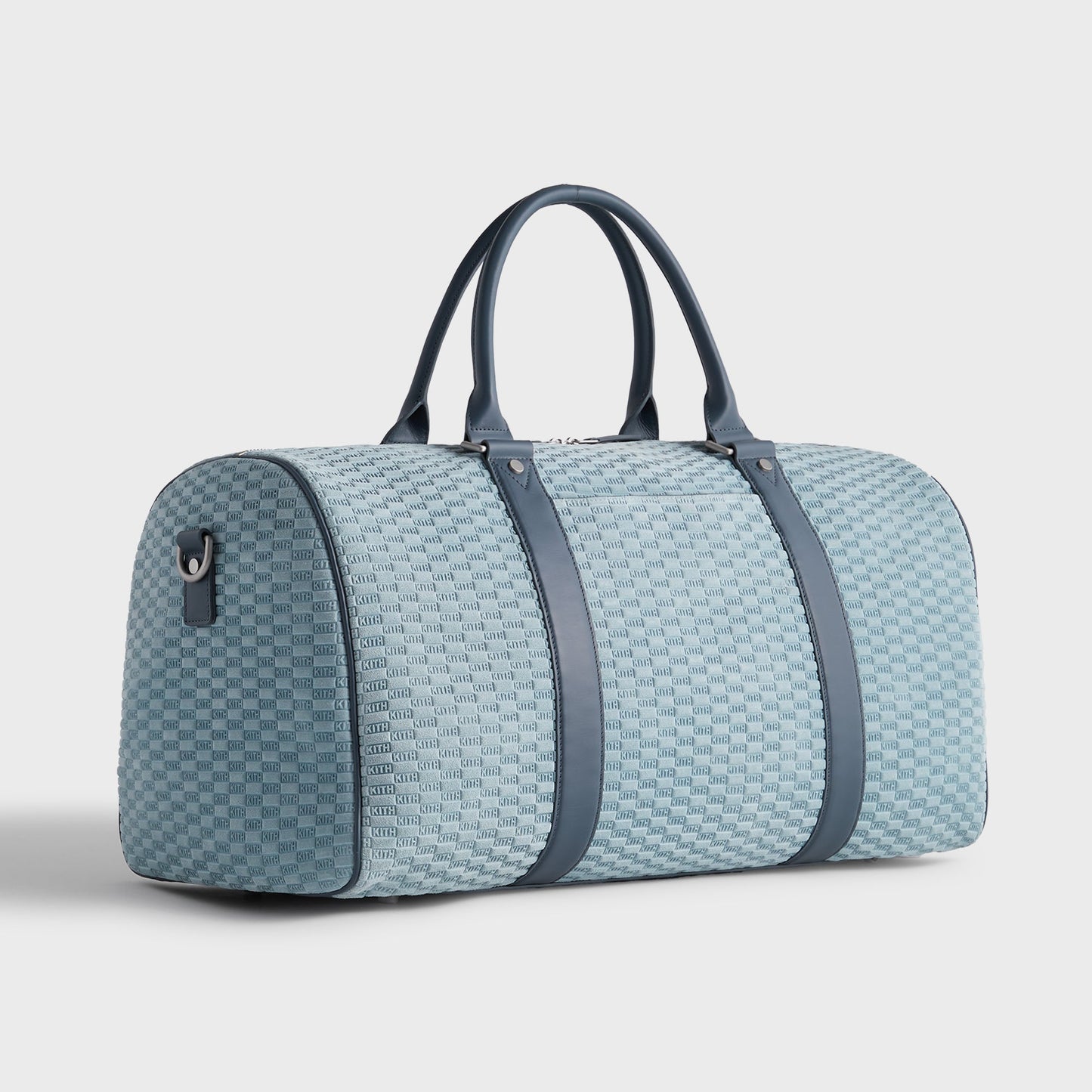 Men Kith Kith Monogram Suede Duffle Bag - Mist