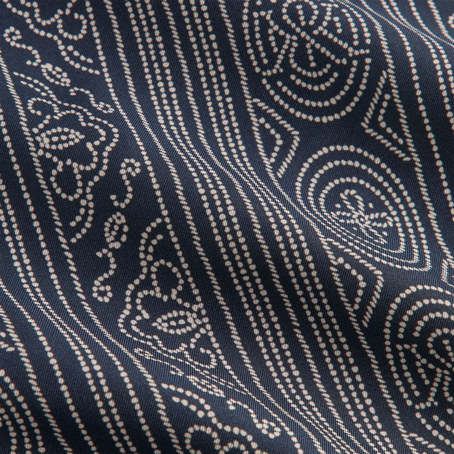 Men Kith &Kin Batik Stripe Pleated Ari Trouser - Nocturnal