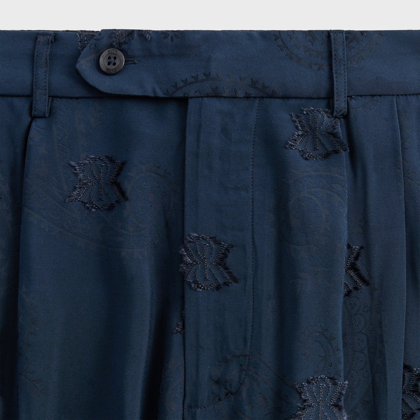 Men Kith Kith Kylan Pleated Trouser - Nocturnal