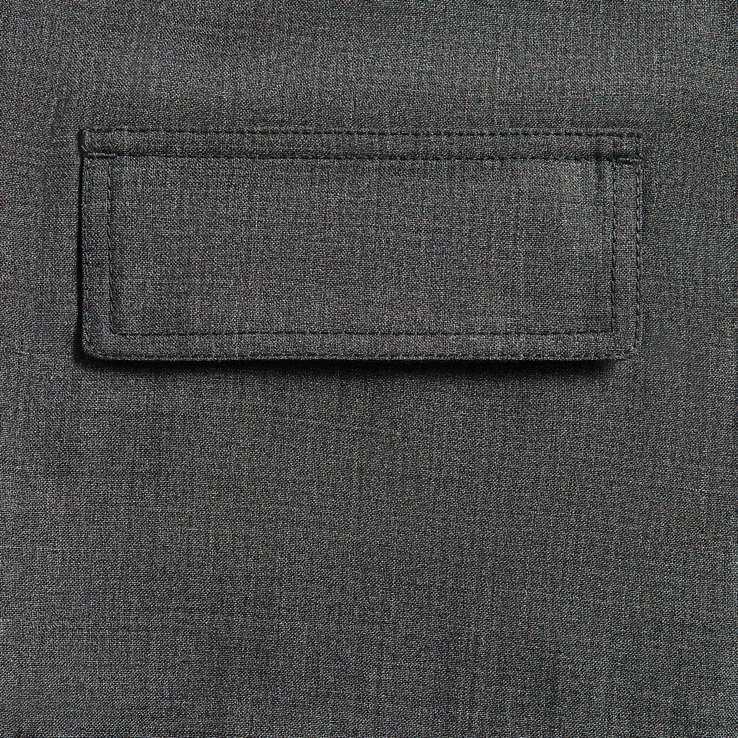 Men Kith Lemaire Light Tailored Overshirt - Grey Melange