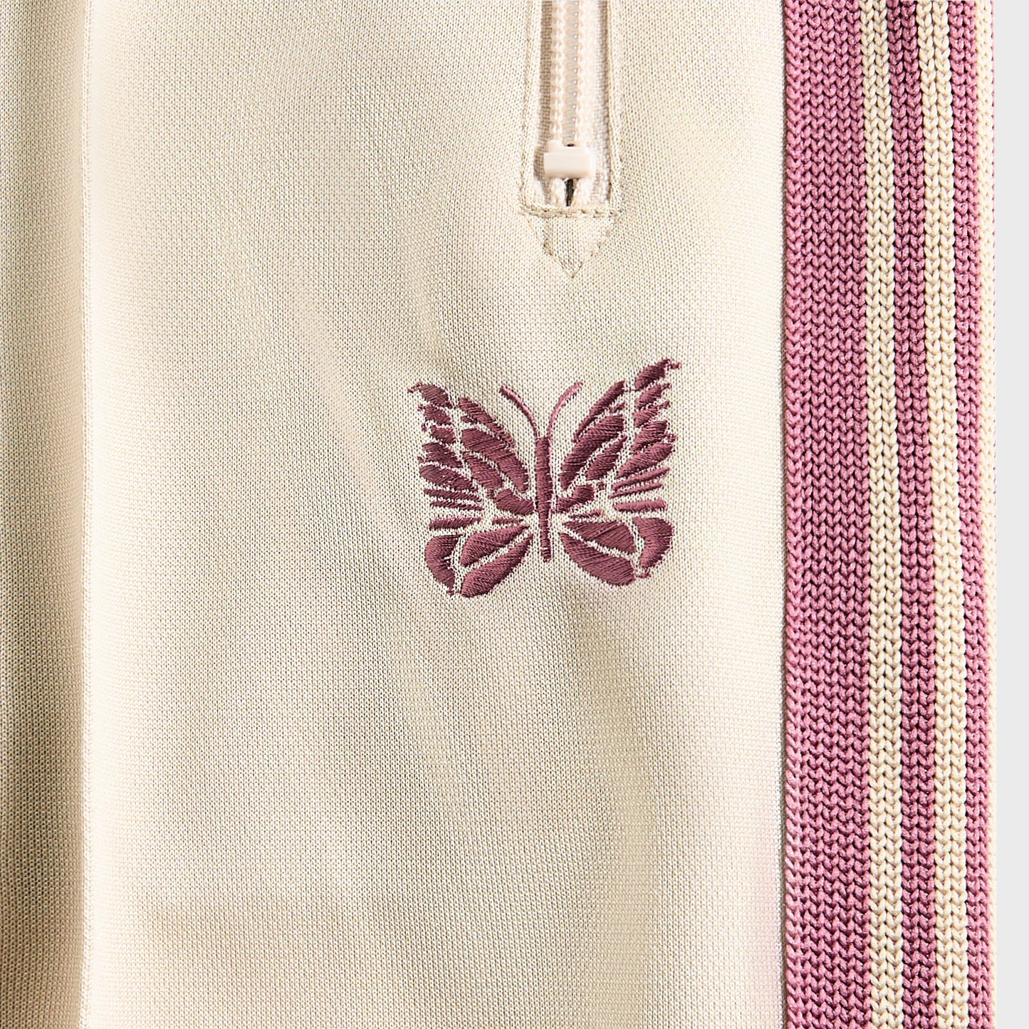 Men Kith Needles Track Pant Poly Smooth - Ivory