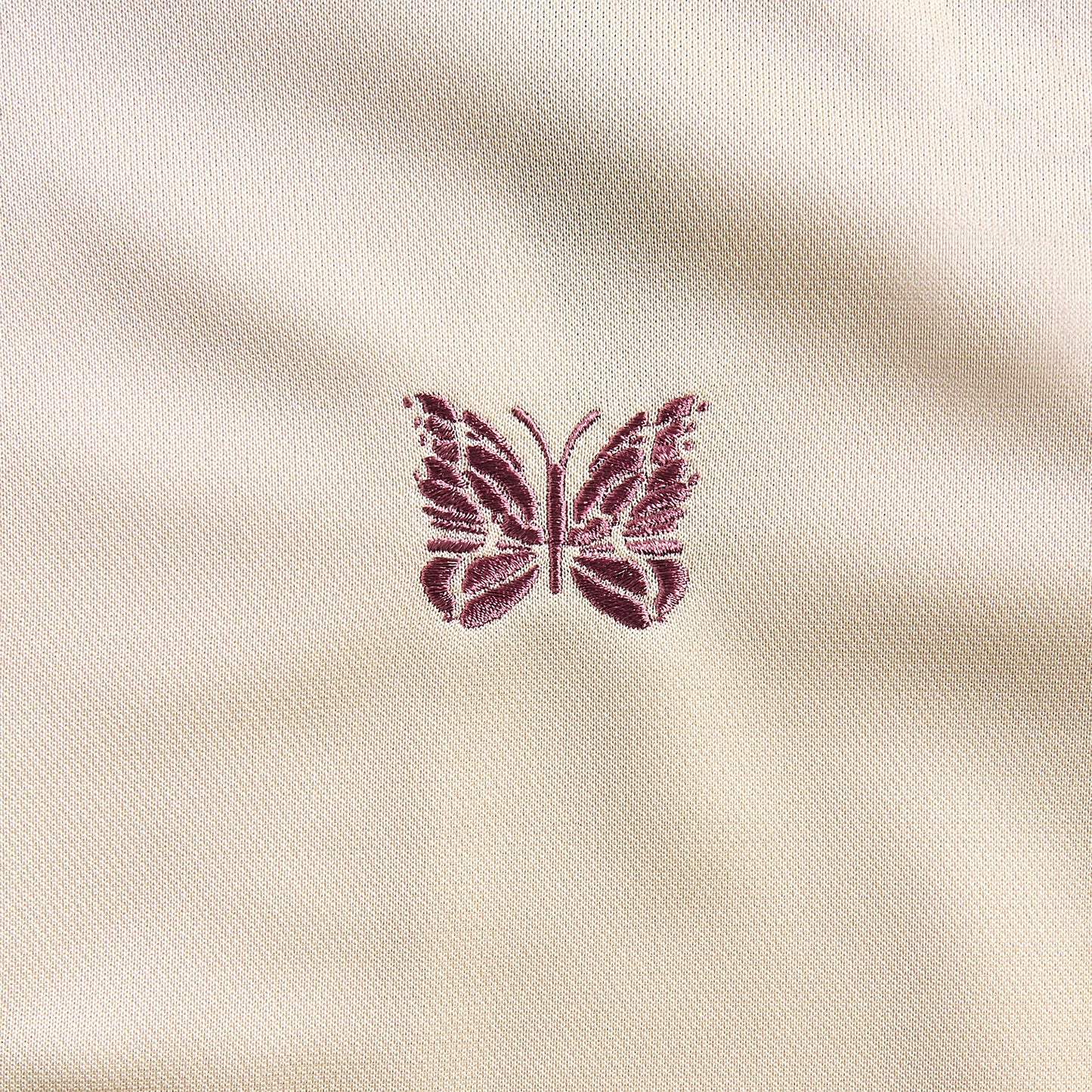 Men Kith Needles Track Jacket Poly Smooth - Ivory