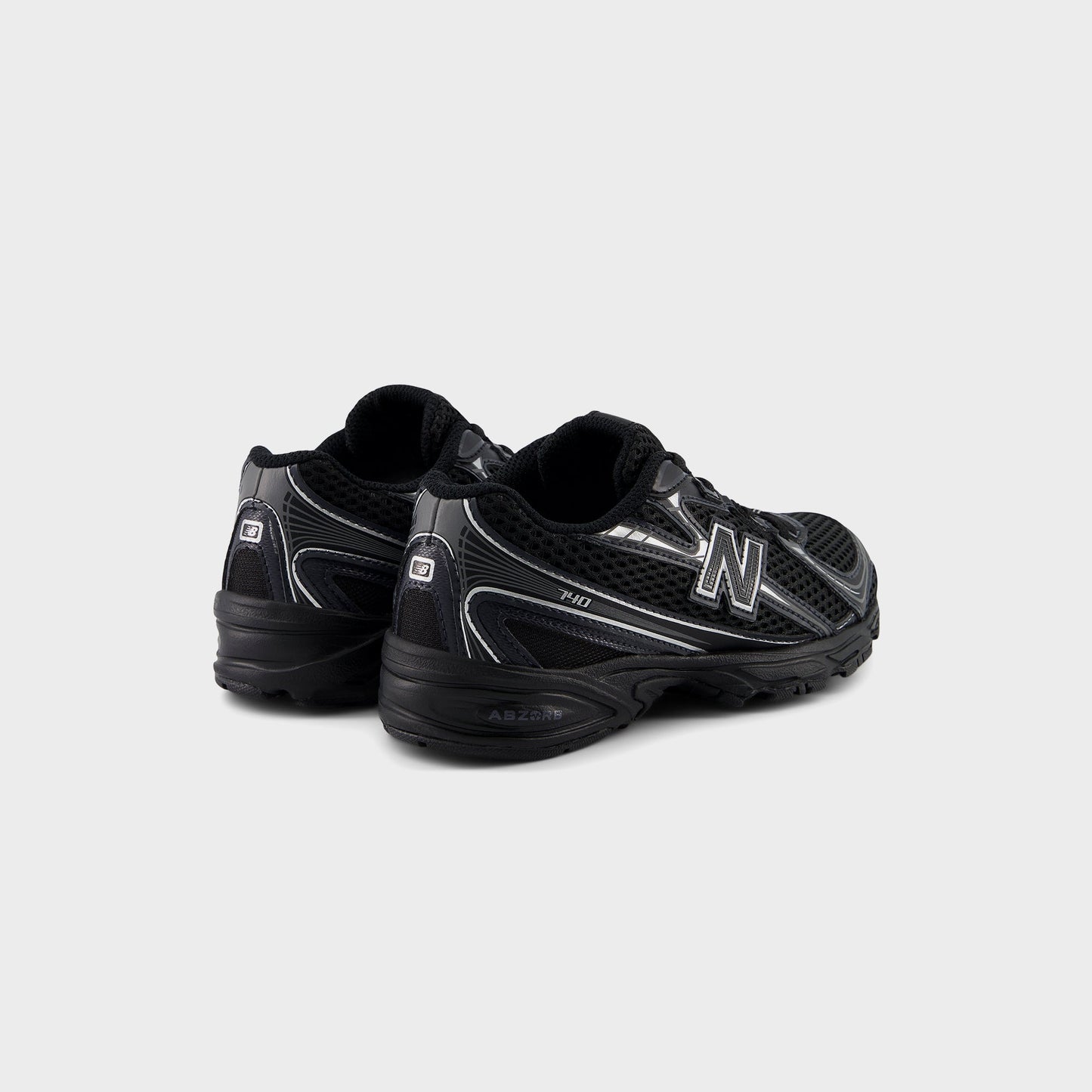 Kids Kith New Balance PS 740 - Black / Silver Metallic