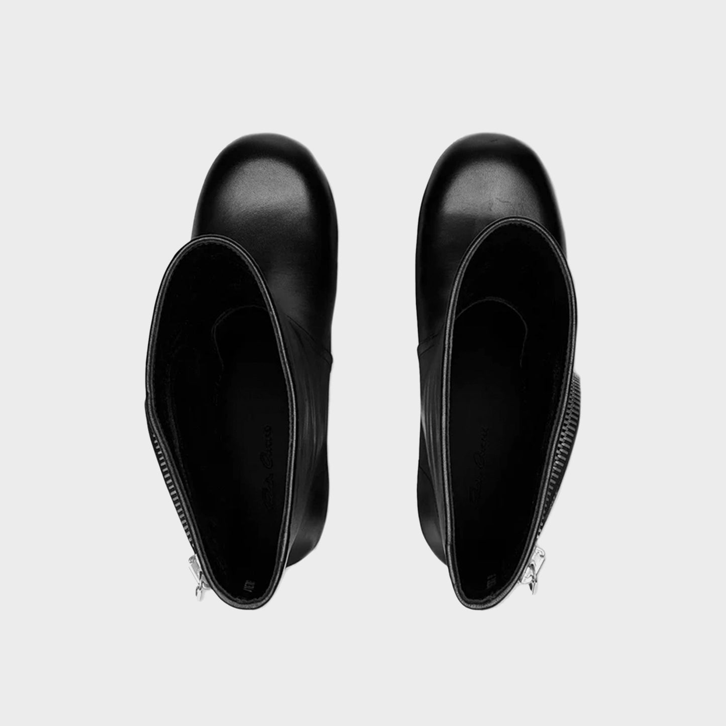 Women Kith Rick Owens Bauhaus Ballast Pull on Stivali - Pelle Black