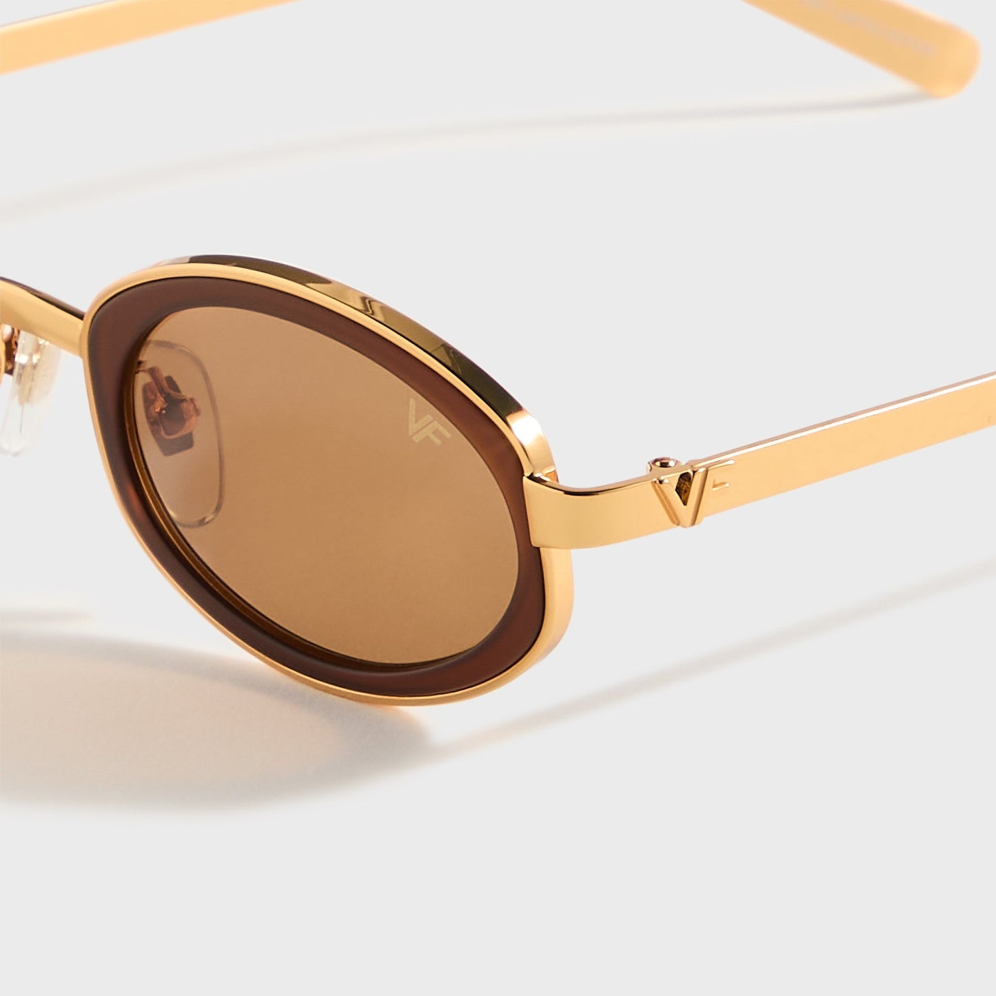 Men Kith Vintage Frames Sincere 24KT - Gold / Matte Brown Espresso