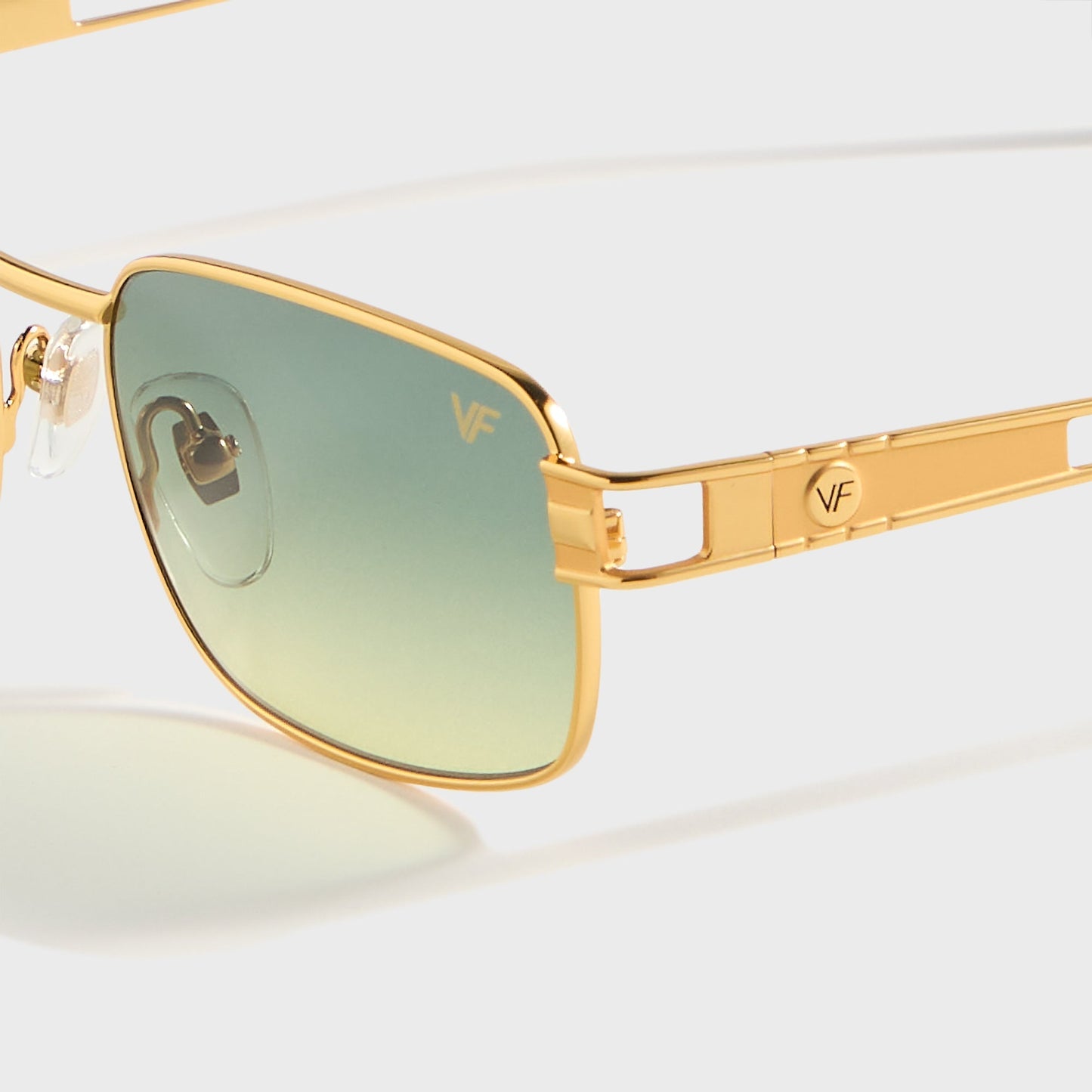 Men Kith Vintage Frames Dime 24KT - Yellow Gold / Green Yellow Gradient