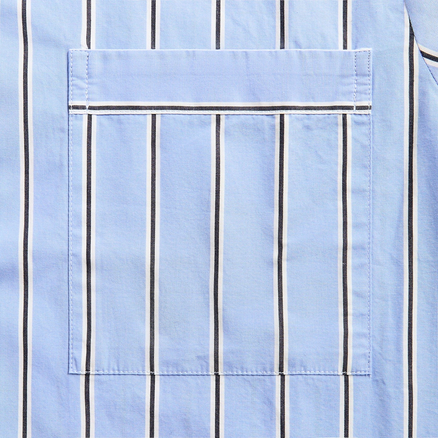 Men Kith Tekla Cotton Poplin Pyjama Shirt - Bassett Stripes