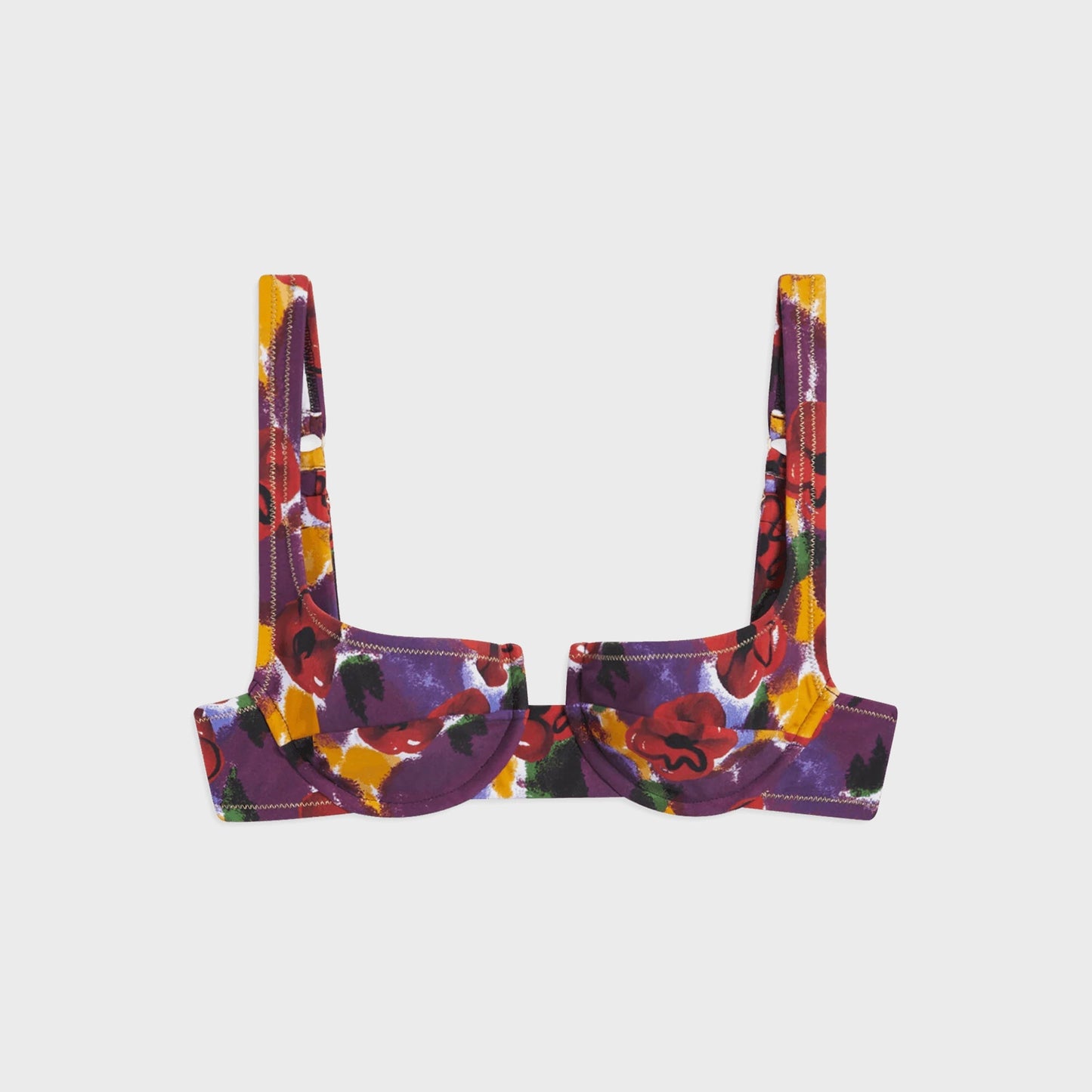 Women Kith Reina Olga Brigitte Bikini Top - Porto Rafael Print