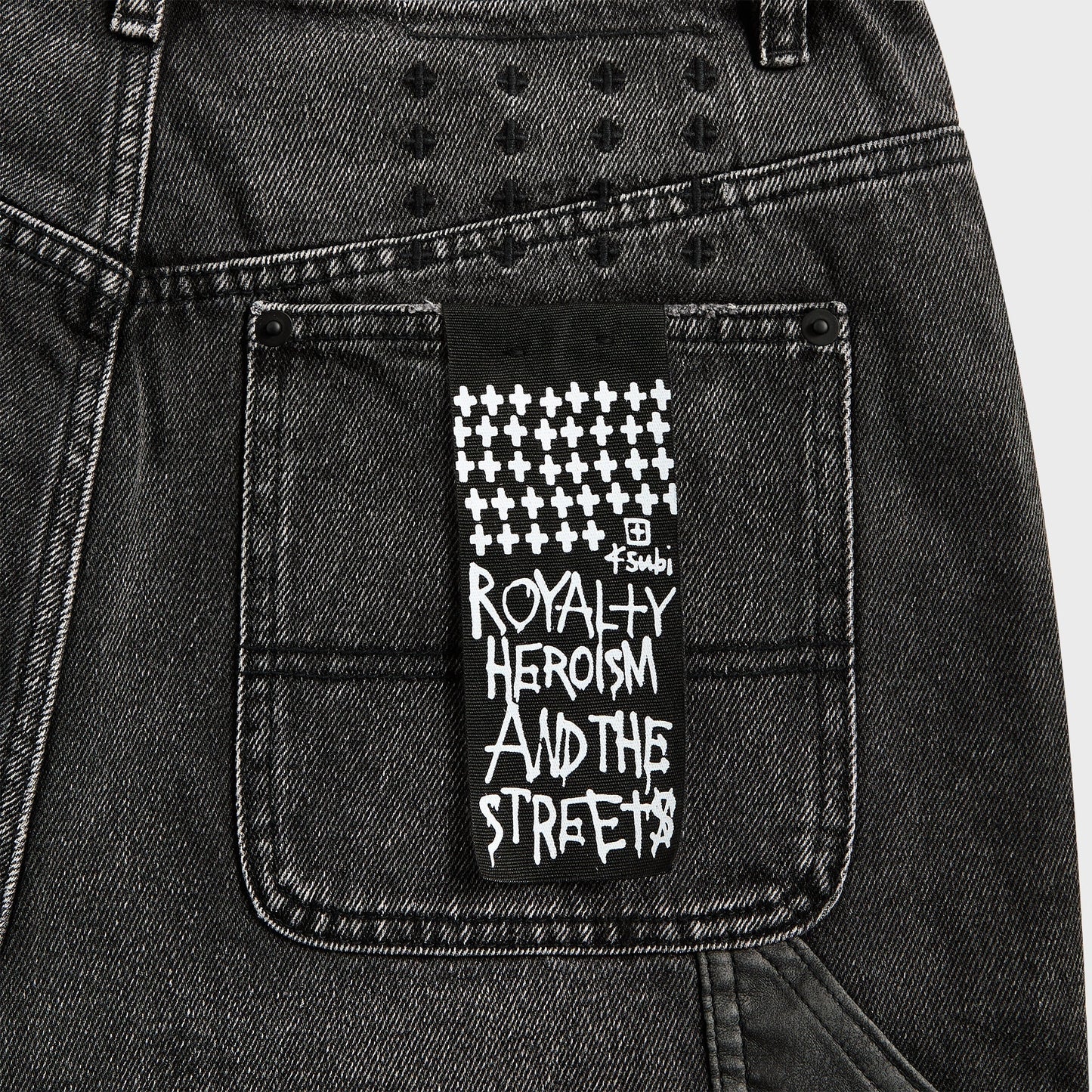 Men Kith Ksubi Maxx Operator Short Torqued - Black