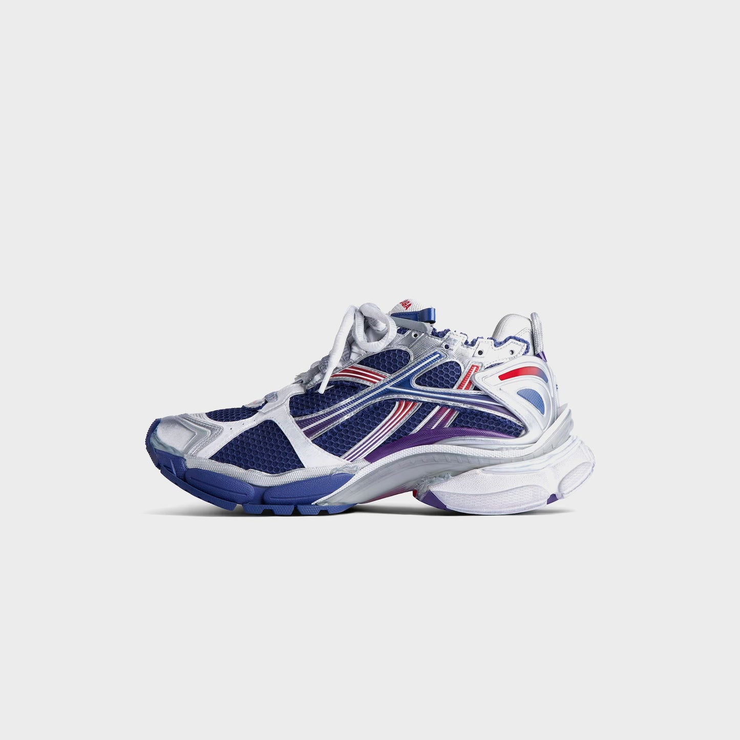 Men Kith Balenciaga Runner Gradient - Navy / Red / Grey